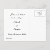 Briefkaart Datum opslaan (Achterkant)