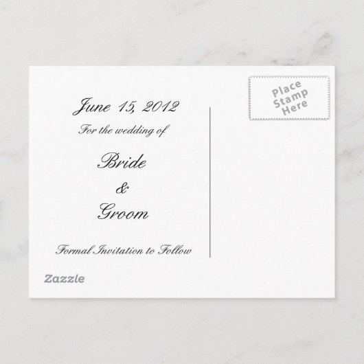 Briefkaart Datum opslaan (Achterkant)