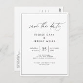 Briefkaart Datum opslaan (Voorkant / Achterkant)