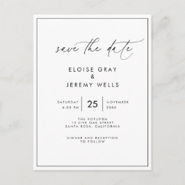 Briefkaart Datum opslaan