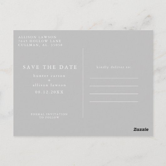 Briefkaart | Datum opslaan | Agenda (Achterkant)