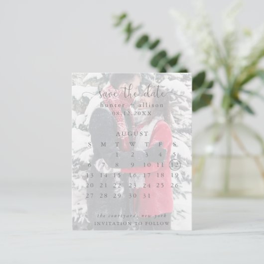 Briefkaart | Datum opslaan | Agenda (Staand voorkant)