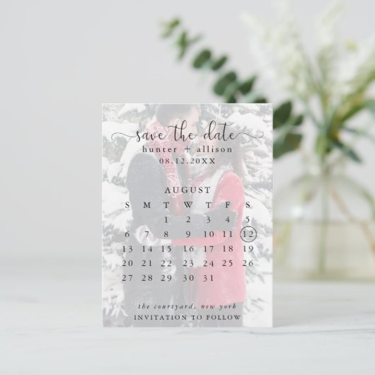 Briefkaart | Datum opslaan | Agenda (Staand voorkant)