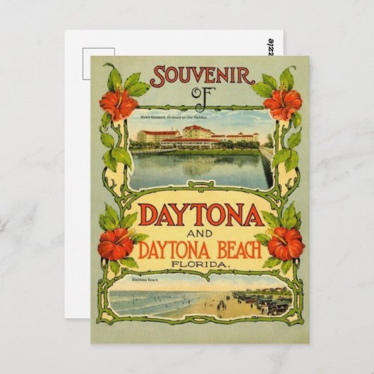  Briefkaart Daytona Beach (Voorkant / Achterkant)