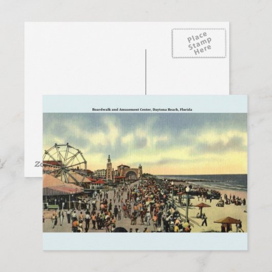 Briefkaart Daytona Beach Florida (Voorkant / Achterkant)