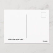 Briefkaart - de Bloemen van de Minnaar (Achterkant)