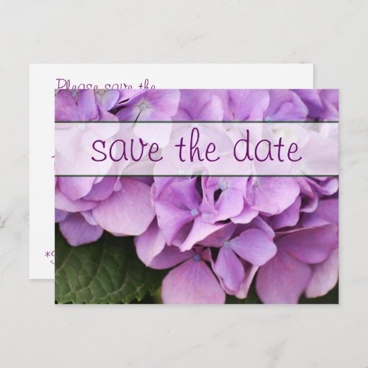 Briefkaart ~ De datum opslaan (Voorkant / Achterkant)