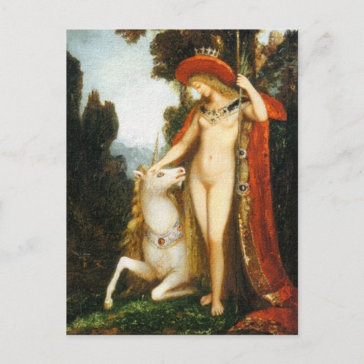 Briefkaart: De Eenhoorn Briefkaart (Voorkant)