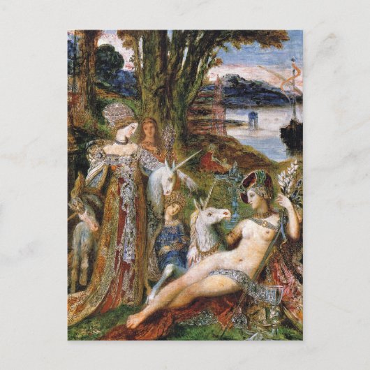 Briefkaart: De eenhoorns Briefkaart (Voorkant)