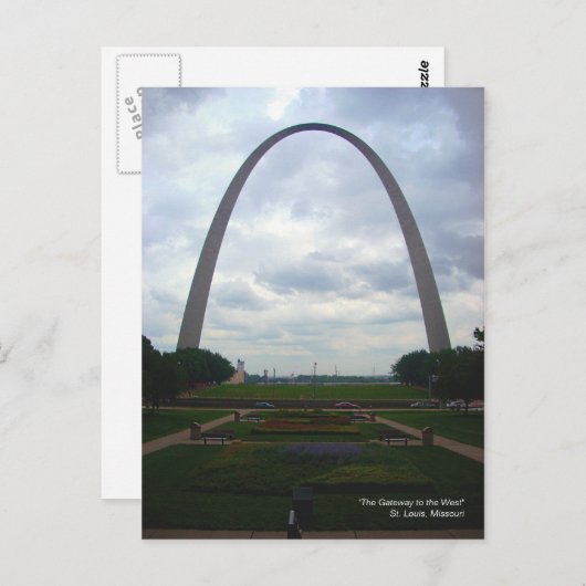 briefkaart "De Gateway to the West" (Voorkant / Achterkant)