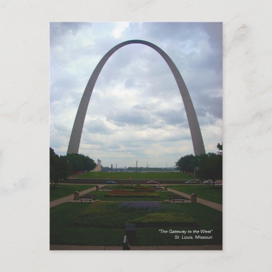 briefkaart "De Gateway to the West" (Voorkant)