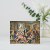Briefkaart De geboorte van de Oude Glory Percy Mor (Staand voorkant)
