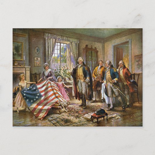 Briefkaart De geboorte van de Oude Glory Percy Mor (Voorkant)