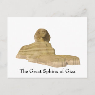 Briefkaart: De grote sfinx van Gizeh Briefkaart