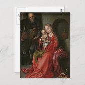 briefkaart "De Heilige Familie" (Voorkant / Achterkant)