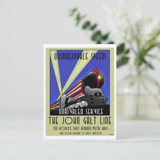 Briefkaart - De John Galt Line (Staand voorkant)