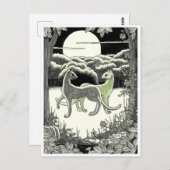 Briefkaart: De katten doen dans Briefkaart (Voorkant / Achterkant)