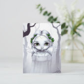 briefkaart "De laatste bladeren" (Staand voorkant)