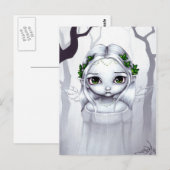 briefkaart "De laatste bladeren" (Voorkant / Achterkant)