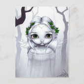 briefkaart "De laatste bladeren" (Voorkant)