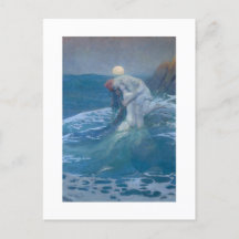 BRIEFKAART : DE MERMAID : HOWARD PYLE : 1910