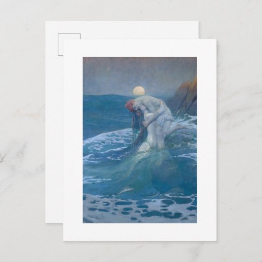 BRIEFKAART : DE MERMAID : HOWARD PYLE : 1910 (Voorkant / Achterkant)