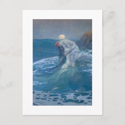 BRIEFKAART : DE MERMAID : HOWARD PYLE : 1910 (Voorkant)