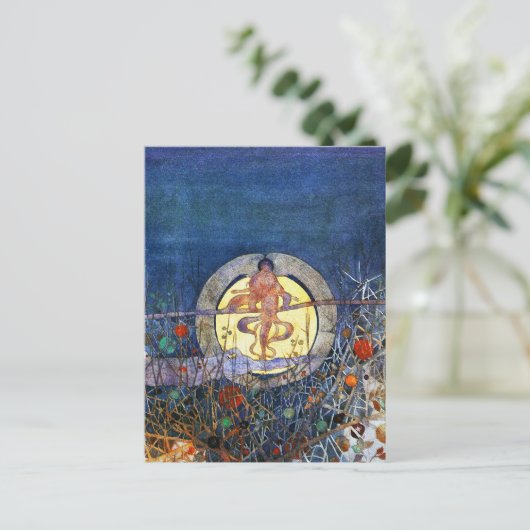 Briefkaart: De Oogstmaan Briefkaart (Staand voorkant)