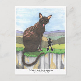 Briefkaart: De prehistorische kat Briefkaart