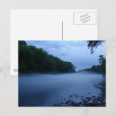 Briefkaart - de rivier de Mist Chattahoochee (Voorkant / Achterkant)