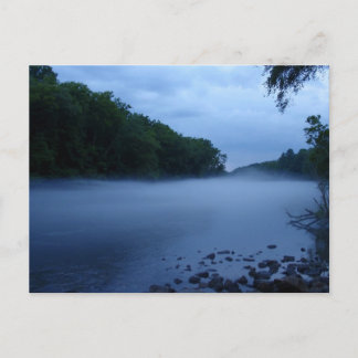 Briefkaart - de rivier de Mist Chattahoochee