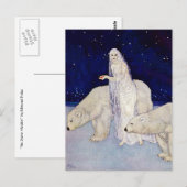 Briefkaart: De Sneeuwmaagd Briefkaart (Voorkant / Achterkant)