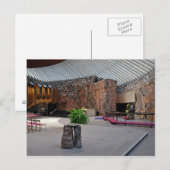 Briefkaart De Tempeliaukio-kerk in Finland (Voorkant / Achterkant)
