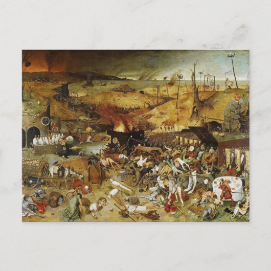 Briefkaart De triomf van de dood Pieter Brueghel d (Voorkant)