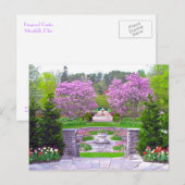 BRIEFKAART, DE TUINEN VAN DE LENTE IN BLOEI BRIEFKAART (Voorkant / Achterkant)