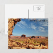 Briefkaart - de Vallei van het Monument (Voorkant / Achterkant)