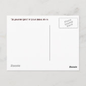 Briefkaart: "De verschijning [geest]" Briefkaart (Achterkant)