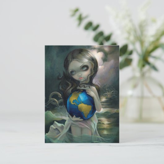 briefkaart "De wereld" (Staand voorkant)