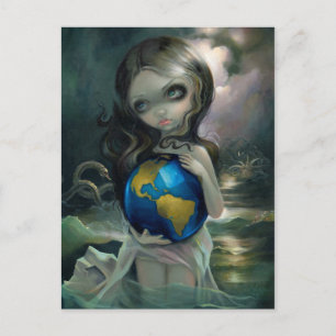 briefkaart "De wereld"