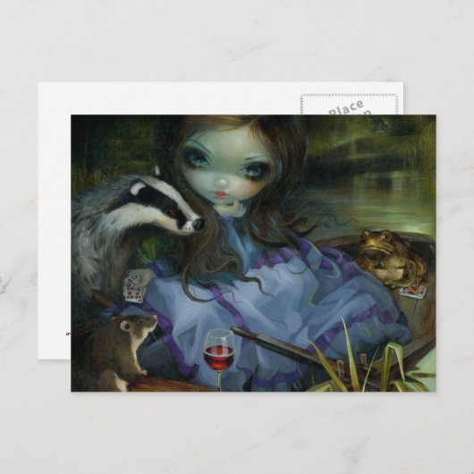 briefkaart "De wind in het wild" (Voorkant / Achterkant)