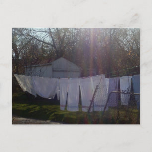 briefkaart "De zon opruimen"