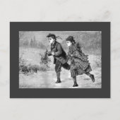 Briefkaart - de Zwarte & het Wit van de Scène van (Voorkant)