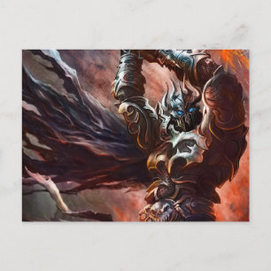 Briefkaart - Death Knight Close-up
