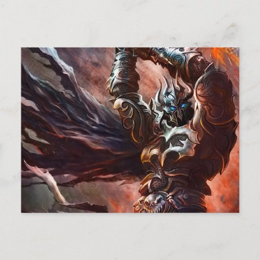 Briefkaart - Death Knight Close-up (Voorkant)