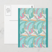 Briefkaart Deco Curves (Voorkant / Achterkant)