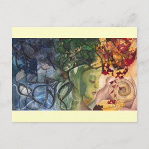 Briefkaart: "Deer Woman" Briefkaart