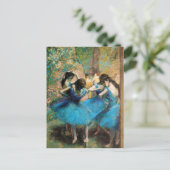 Briefkaart Degas Blue Dancers (Staand voorkant)