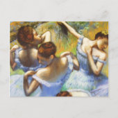 Briefkaart Degas Blue Dancers (Voorkant)