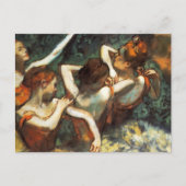 Briefkaart Degas Vier Dancers (Voorkant)