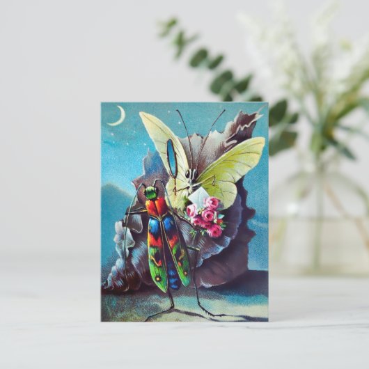 Briefkaart  deklaag (Staand voorkant)